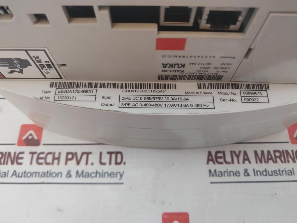Kuka Ksd1-48 Servo Drive E93Da123I4B531