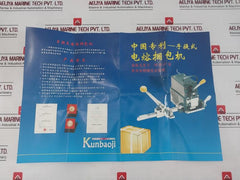 Kunbaoji Kz-2t 2tc Portable Electric Fusion Strapping Machine Set