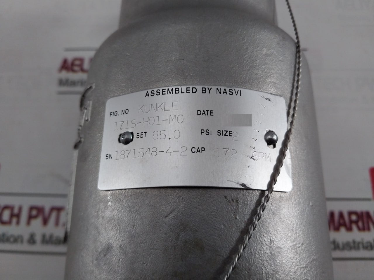 Kunkle 171S-h01-mg Pressure Relief Valve 85 Psig 2