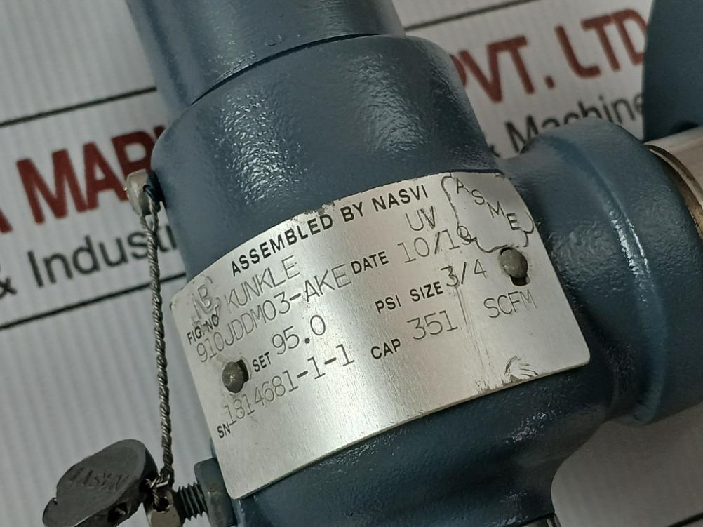 Kunkle Safety Relief Valve 3 Psi 910Jddm03-ake