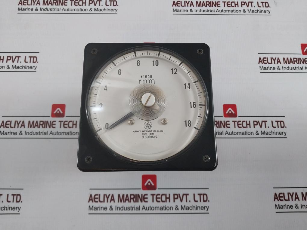 Kuramoto 1037013-2 Rpm Meter 0-18 X1000 Rpm