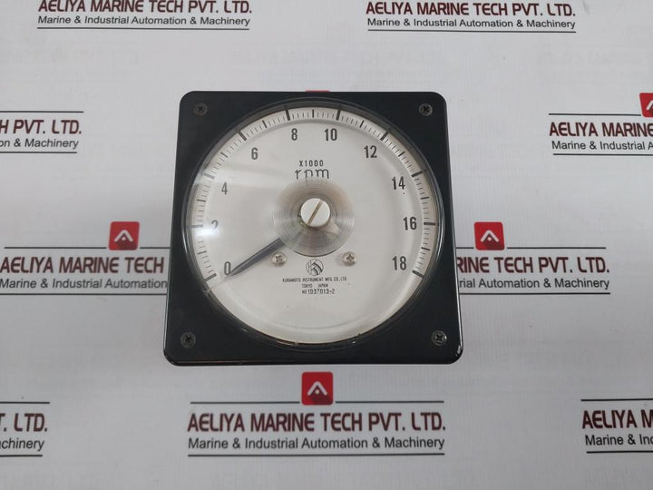 Kuramoto 1037013-2 Rpm Meter 0-18 X1000 Rpm