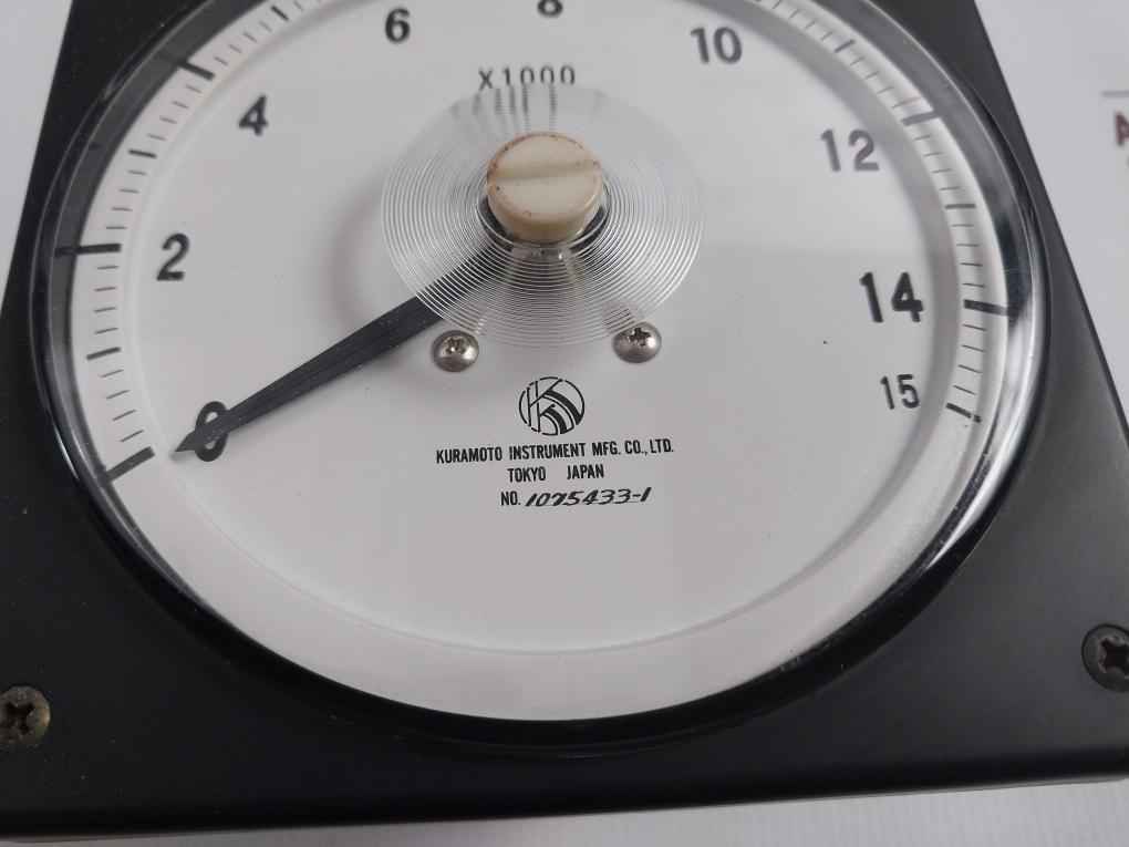 Kuramoto Instrument 0-15 Min-1 Rpm Meter