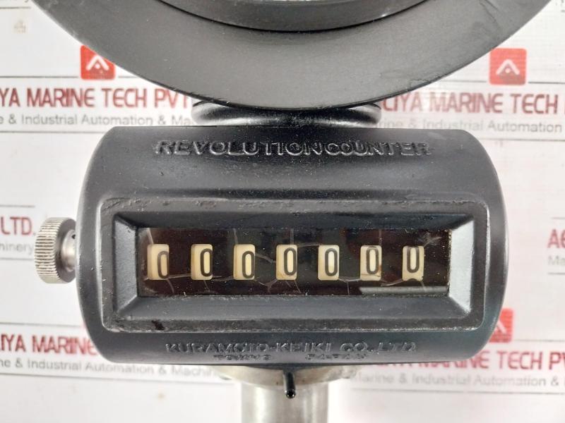 Kuramoto Instrument 942532 Tachometer 1:1.565 150-0-150 Rpm