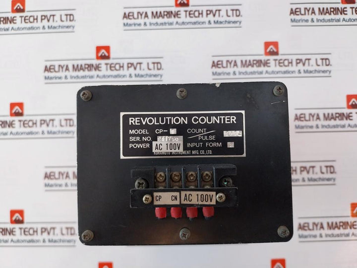 Kuramoto Instrument Cp-1 Revolution Counter Ac100V