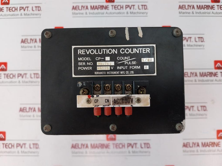 Kuramoto Instrument Cp-1 Revolution Counter, Ac100V