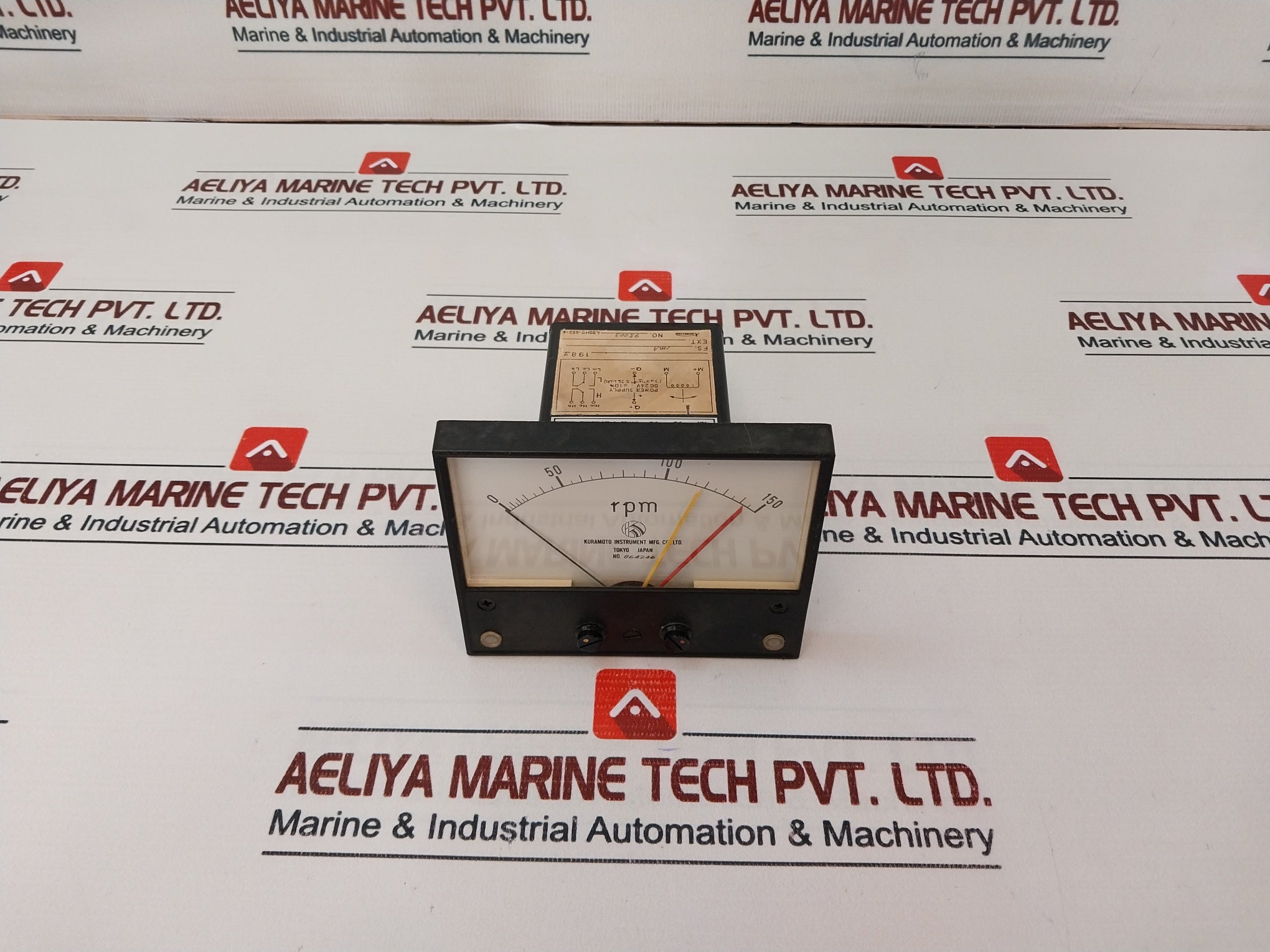 Kuramoto Instrument Rlm-120 0-150 Rpm Meter Relay Dc24V 10 Fs 1Ma