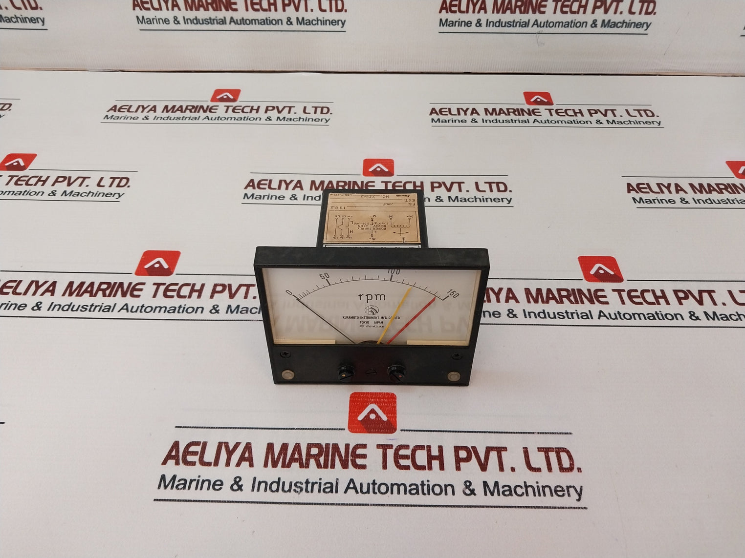 Kuramoto Instrument Rlm-120 0-150 Rpm Meter Relay Dc24V 10 Fs 1Ma