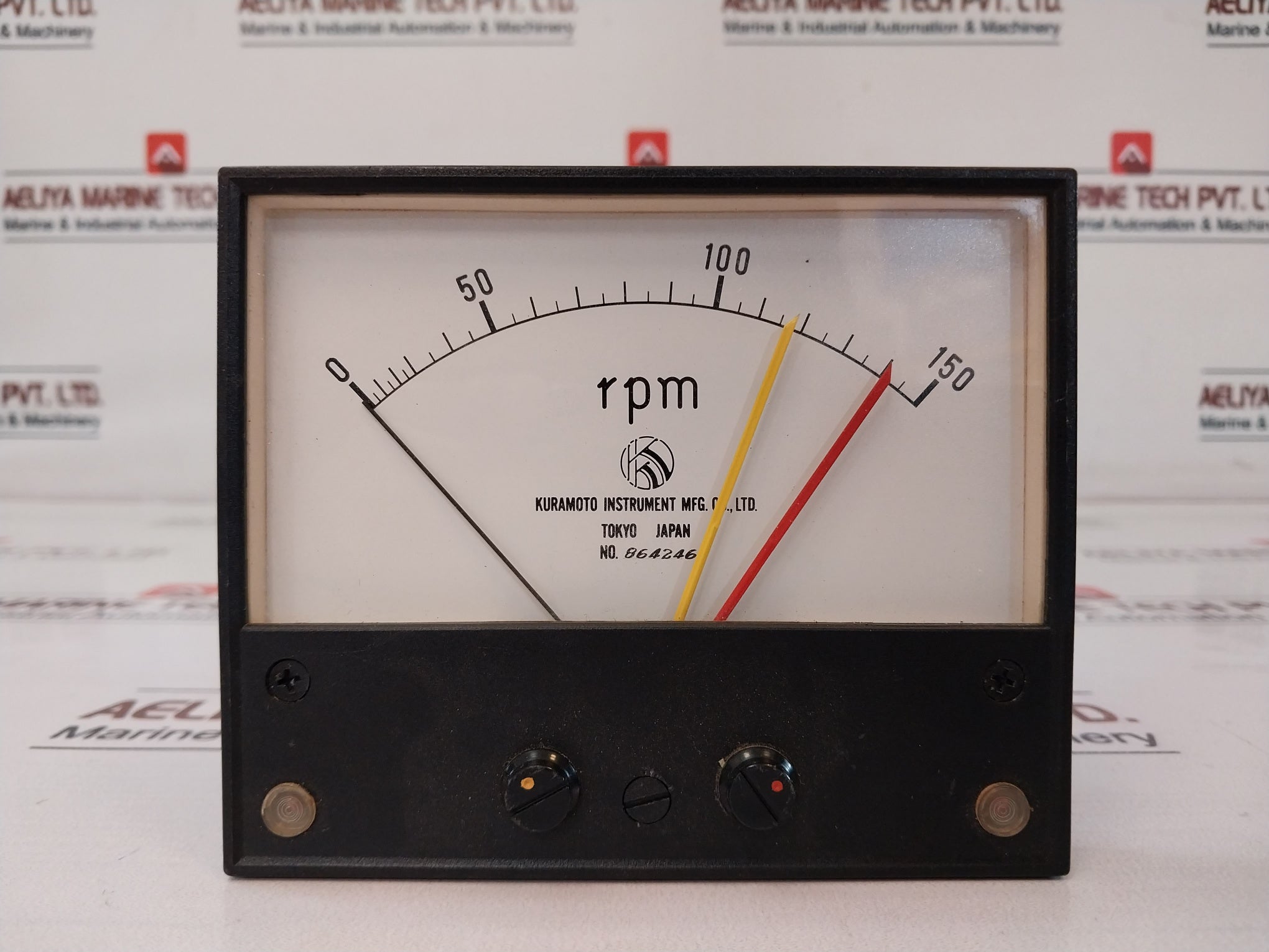 Kuramoto Instrument Rlm-120 0-150 Rpm Meter Relay Dc24V 10 Fs 1Ma