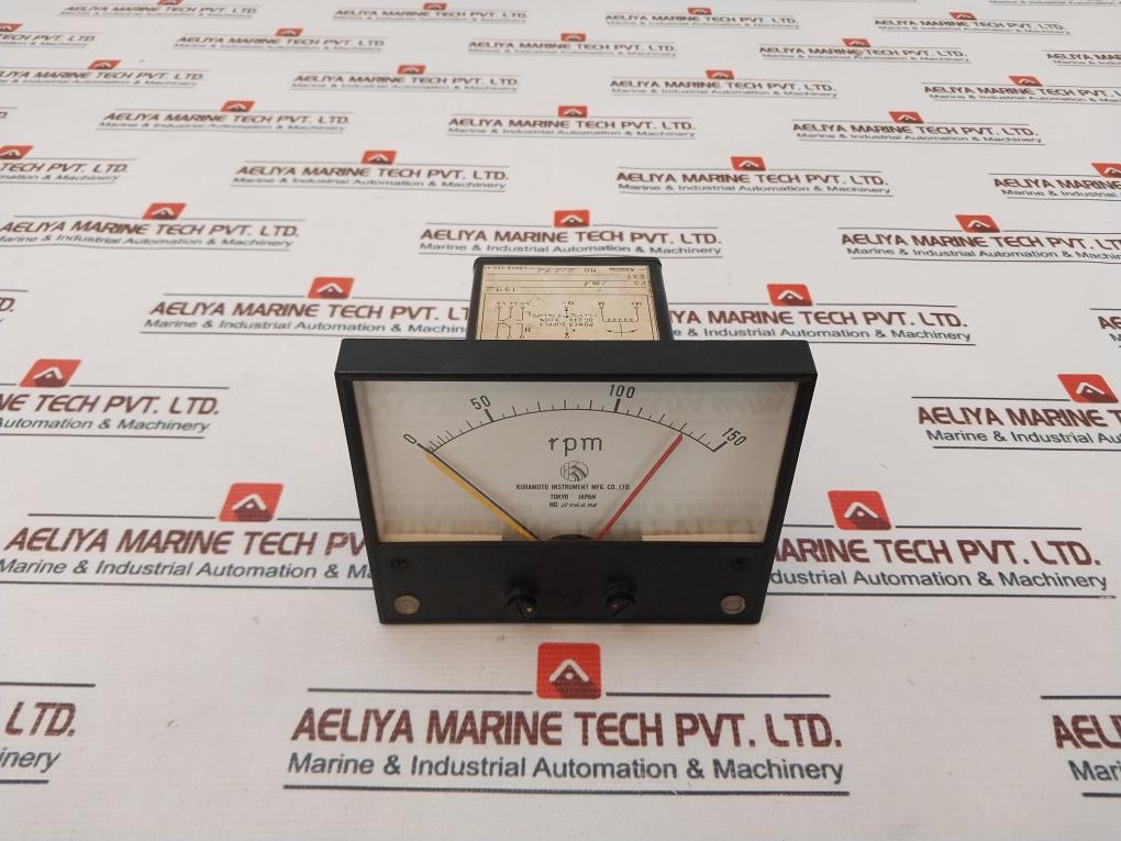 Kuramoto Instrument Rpm Meter 0 – 150 Rpm – Aeliya Marine Tech