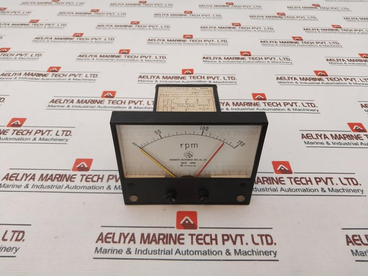Kuramoto Instrument RPM Meter 0 – 150 RPM