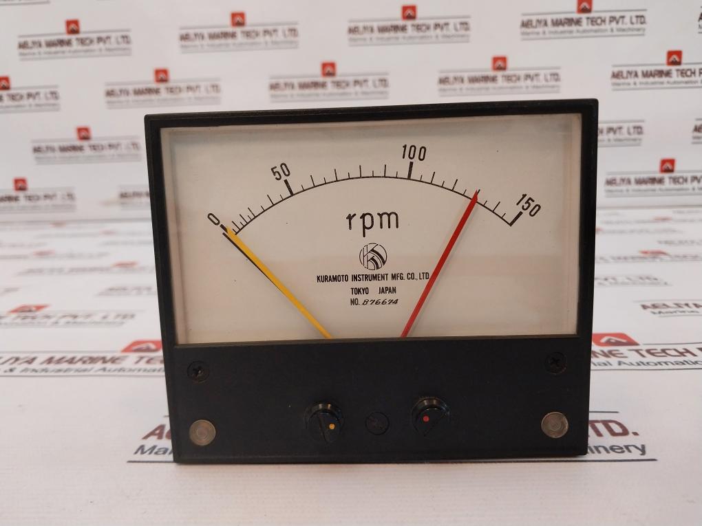 Kuramoto Instrument RPM Meter 0 – 150 RPM