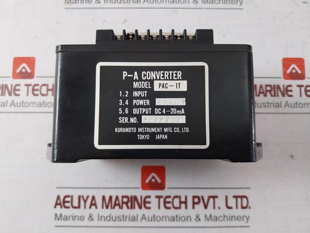 Kuramoto Pac-1T P-a Converter Ac220V Dc 4-20Ma