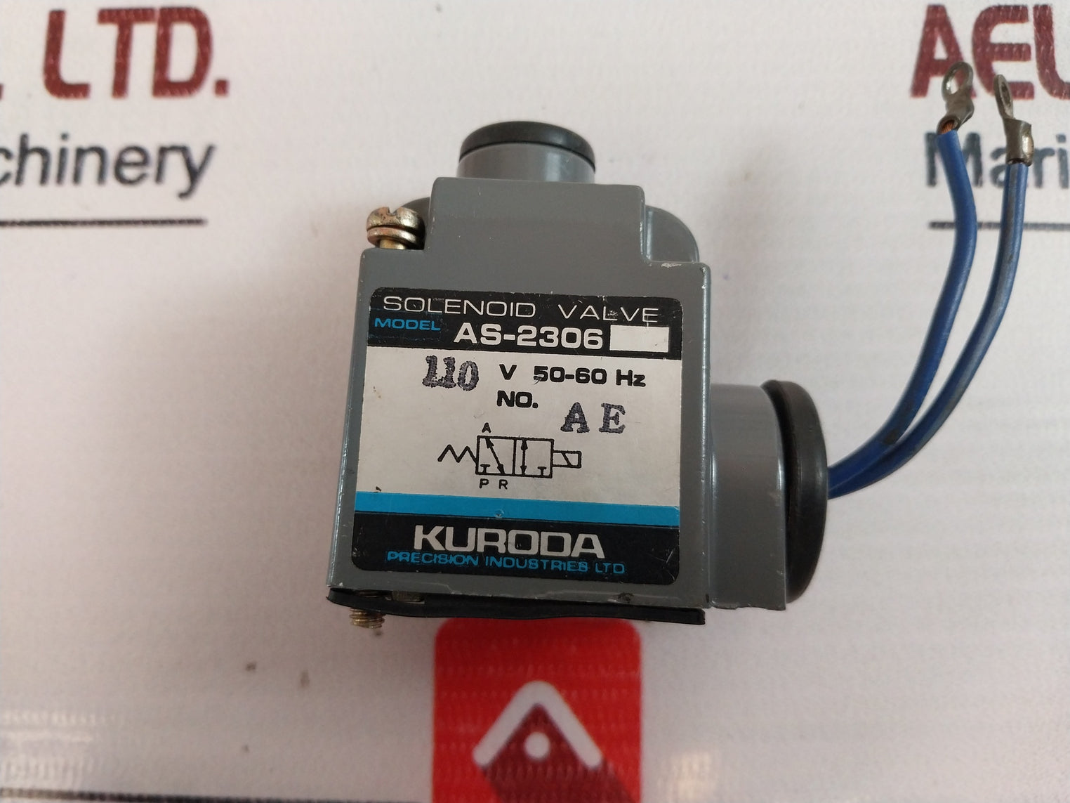 Kuroda As-2306 Solenoid Valve 110V 50-60Hz 06-10310
