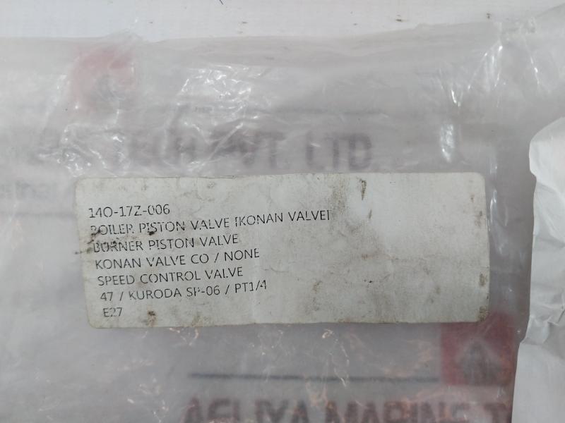 Kuroda Sp-06-2 Pneumatic Flow Control Valve 14O-17Z-006