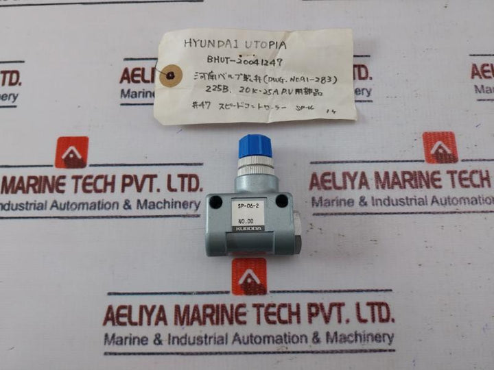 Kuroda Sp-06-2 Pneumatic Flow Control Valve Bhut-20041247