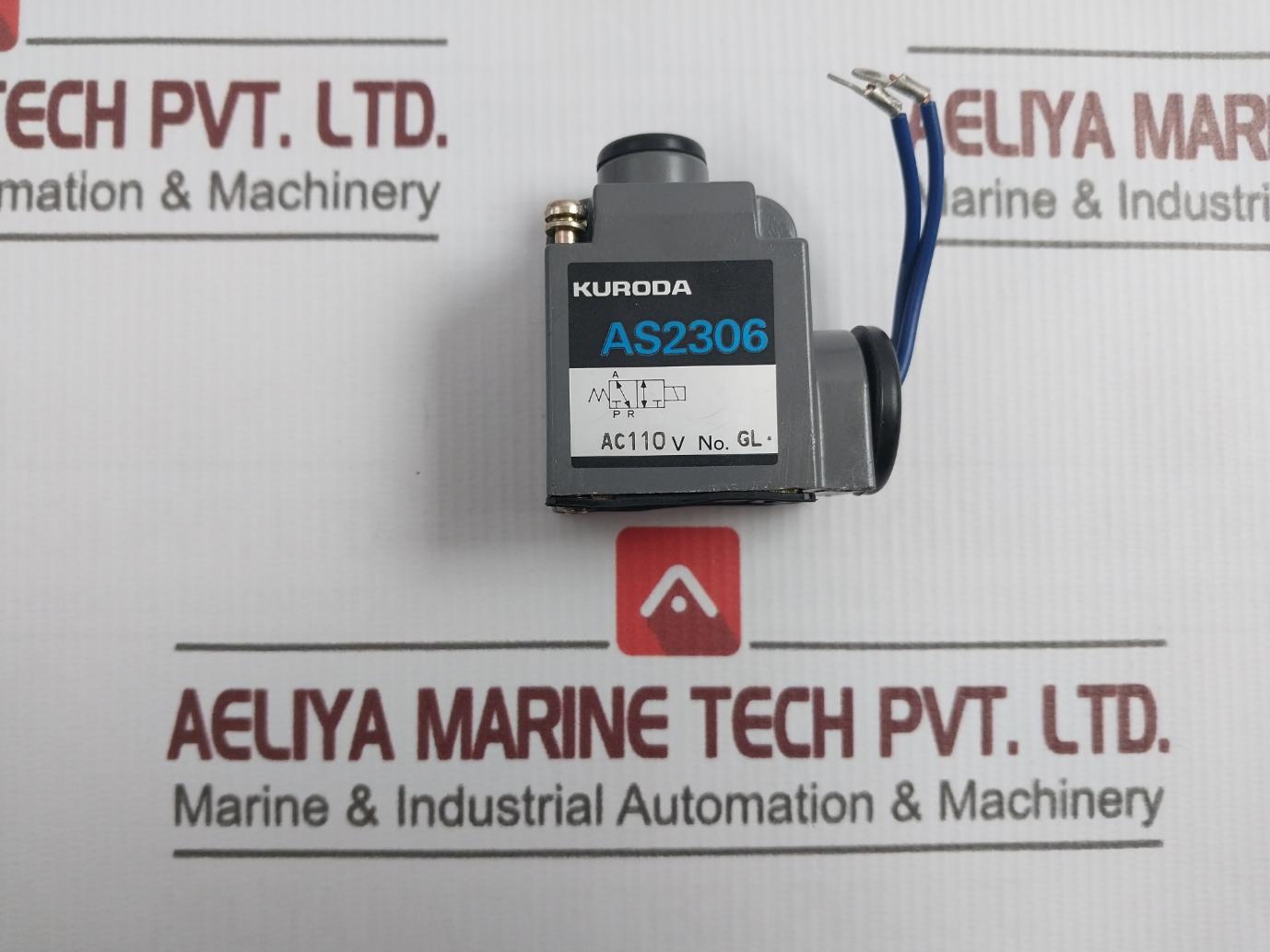 Kuroda As2306 Solenoid Valve Ac110 V A06-10310