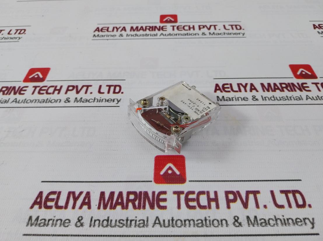 Kuwano Tem-45D Current Meter Edge Wise Ampere 4~20Ma 0-100%