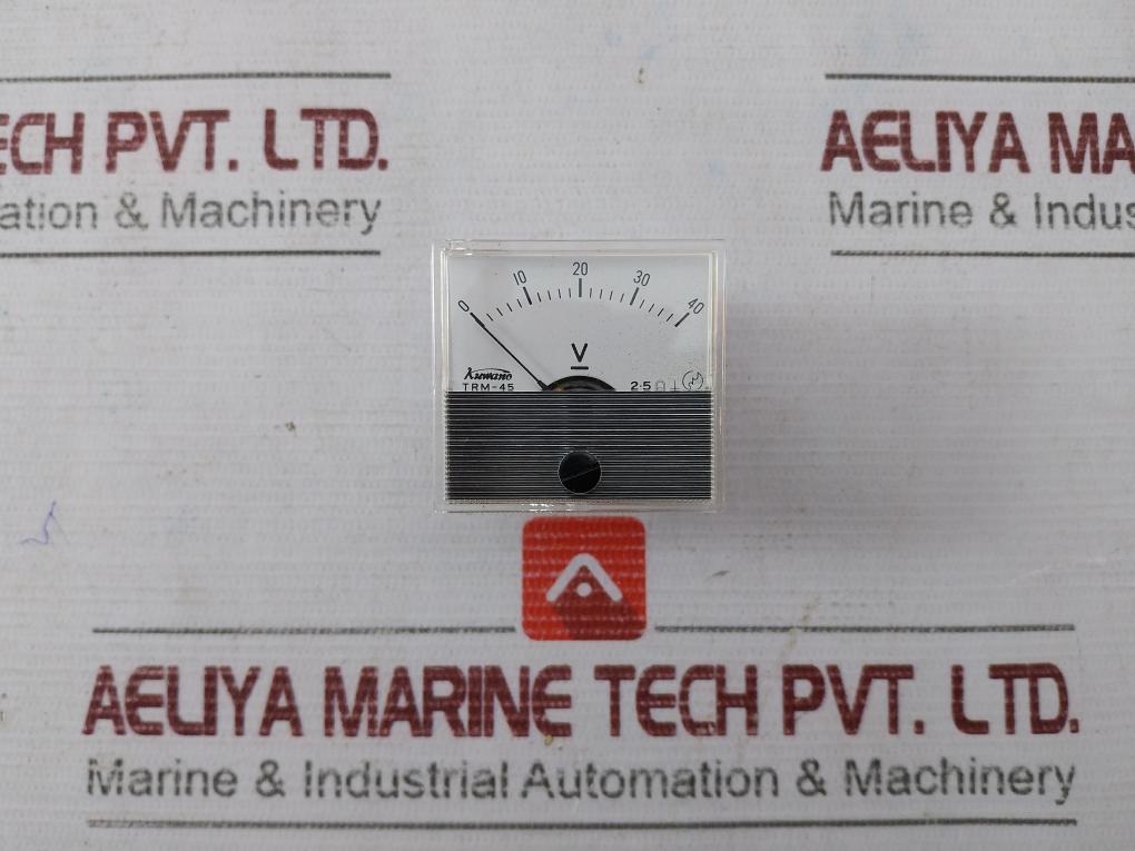 Kuwano Trm-45 Analog Panel Meter Jis C 1102 0-40V 52908