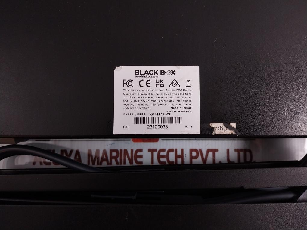 Kvt417A-r3 Kvm Lcd Console Tray Kvt4S16Uv Dc12V Black Box
