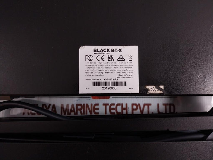 Kvt417A-r3 Kvm Lcd Console Tray Kvt4S16Uv Dc12V Black Box