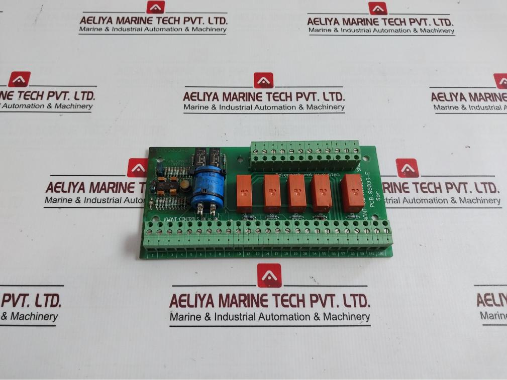 Kwant Controls 98033-e Telegraph Relay System Pcb