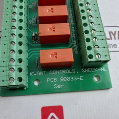 Kwant Controls 98033-e Telegraph Relay System Pcb