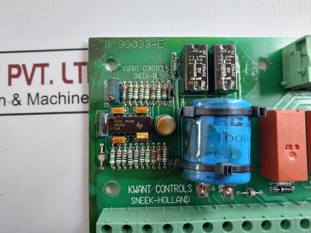 Kwant Controls 98033-e Telegraph Relay System Pcb
