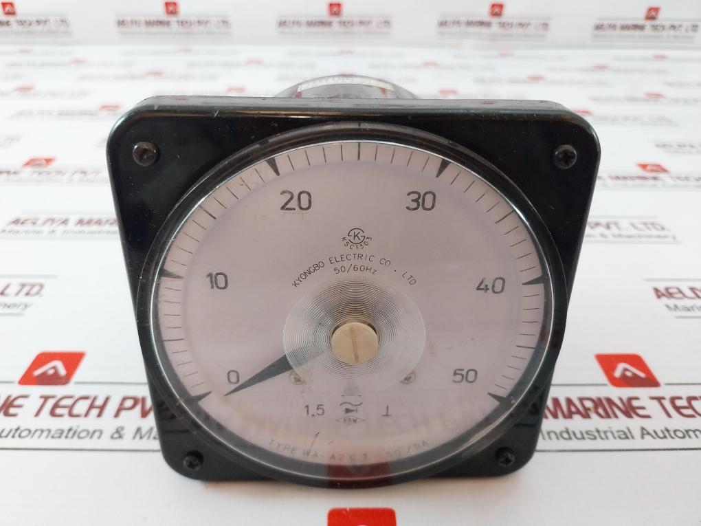 Kyongbo Electric Wa-a2 Rpm Meter 50/5A 0-50A 50/60Hz Ksc1303