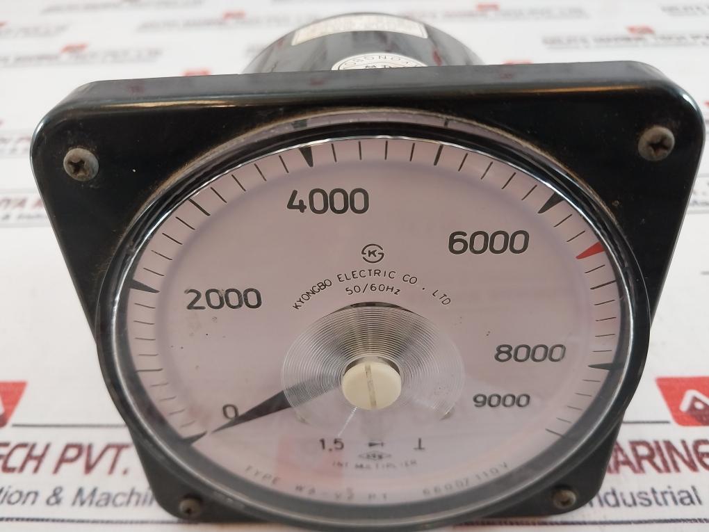 Kyongbo Electric Wa-v2 Voltmeter 0-9000V 50/60Hz