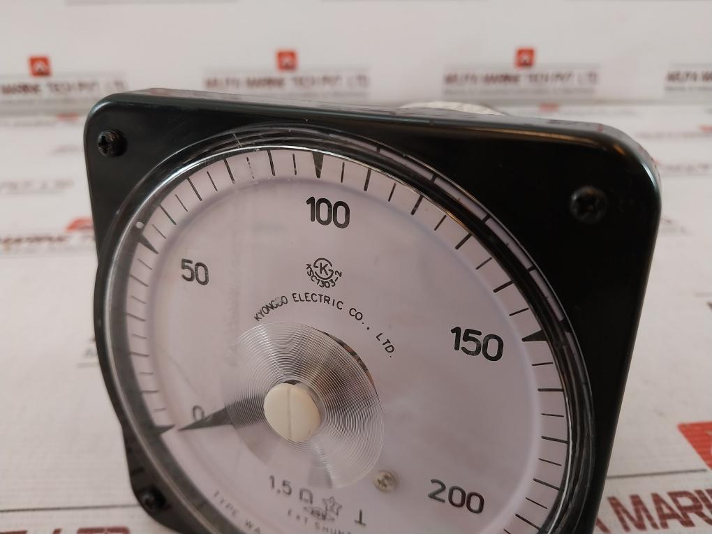 Kyongbo Wa-a1 Analog Ammeter Dc 50 Mv 0- 200A Ksc1303-2