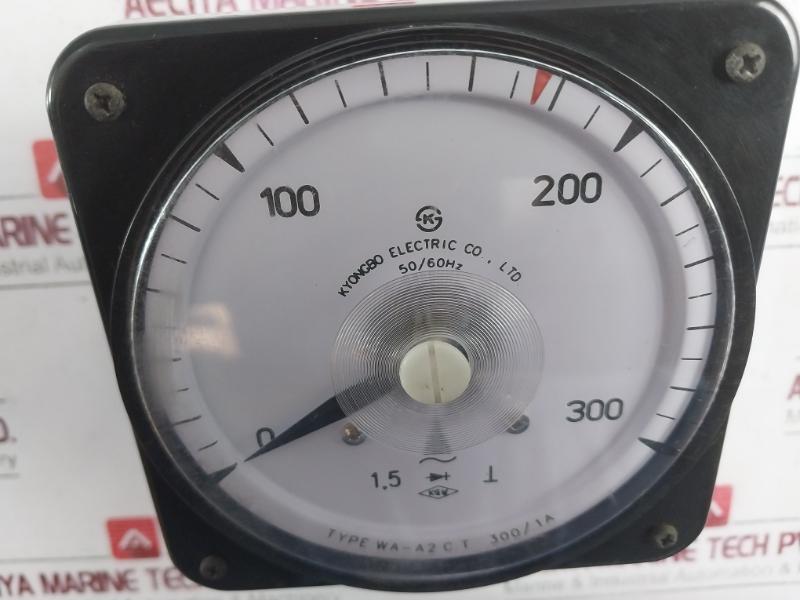 Kyongbo Wa-a2 C.T Panel Meter 300/1A 50/60Hz Ks C Iec 60051-2