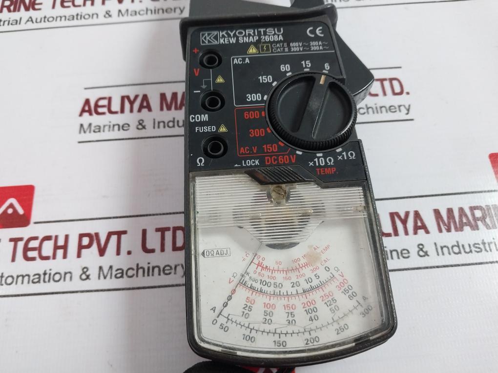 Kyoritsu Kew Snap 2608A Analog Ac Clamp Meter 6A To 300A