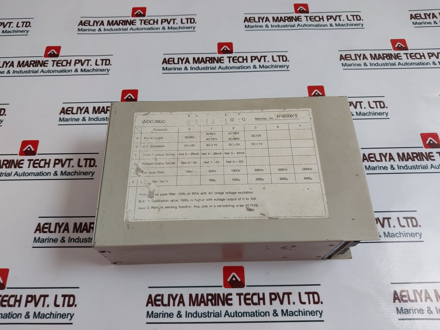 Kyowa WDC-200C Instrumentation Conditioner 200vac