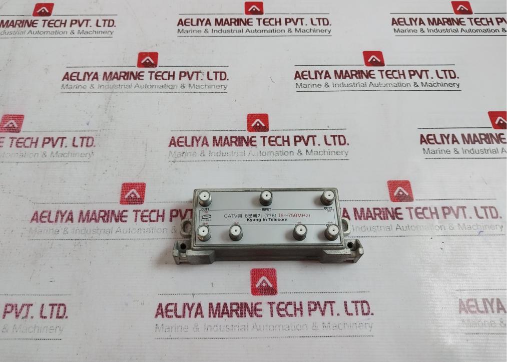 Kyung In Telecom 776 6-distributor Video Splitter 5~750Mhz