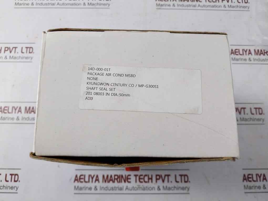 Kyungwon Mpg300S1 Shaft Seal Set Bock F6, 8003, 201 08003 In Dia: 50 Mm