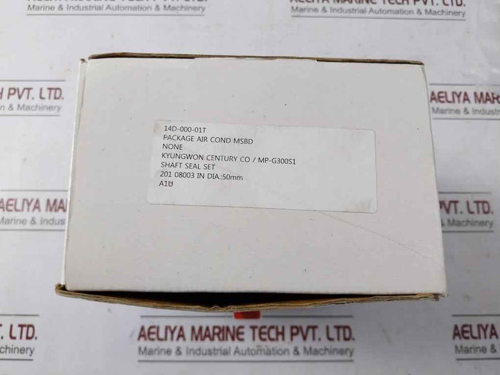 Kyungwon Mpg300S1 Shaft Seal Set Bock F6, 8003, 201 08003 In Dia: 50 Mm