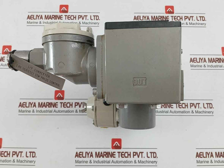 Kz03-1A Yamatake-honeywell Part No: Kux113-xw11Ax-7 I/P Converter W/ Air Regulator