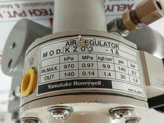 Kz03-1A Yamatake-honeywell Part No: Kux113-xw11Ax-7 I/P Converter W/ Air Regulator