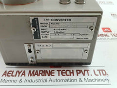 Kz03-1A Yamatake-honeywell Part No: Kux113-xw11Ax-7 I/P Converter W/ Air Regulator