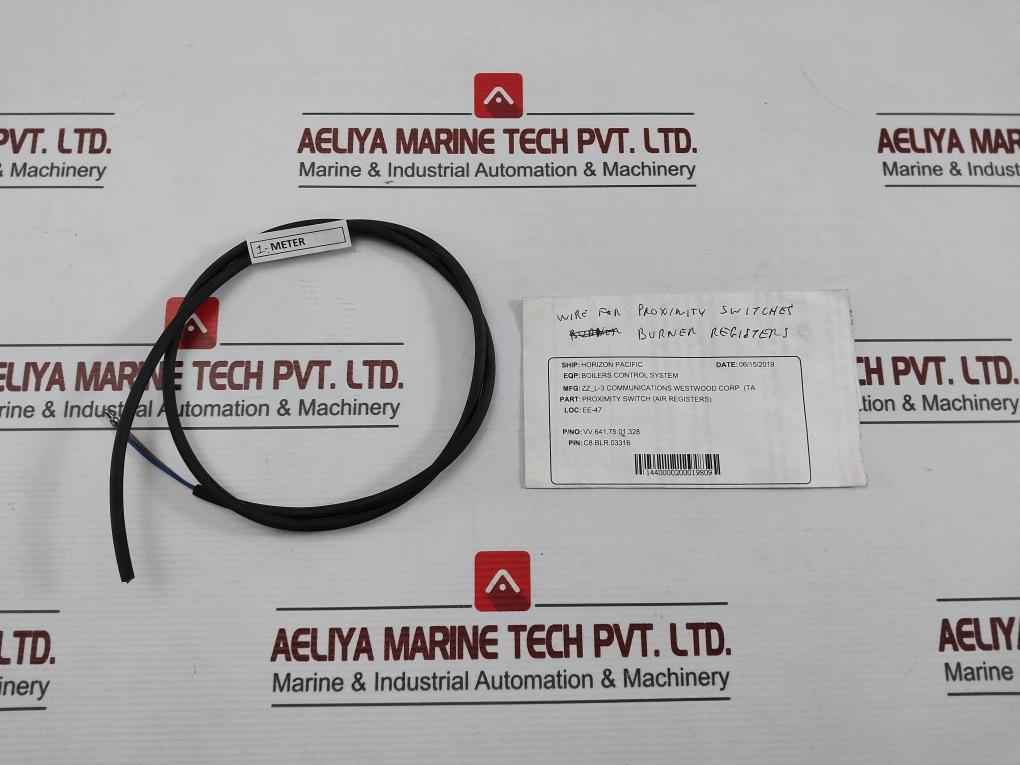 L-3 Vv.641.75.01.328 Wire For Proximity Switches Burner Registers