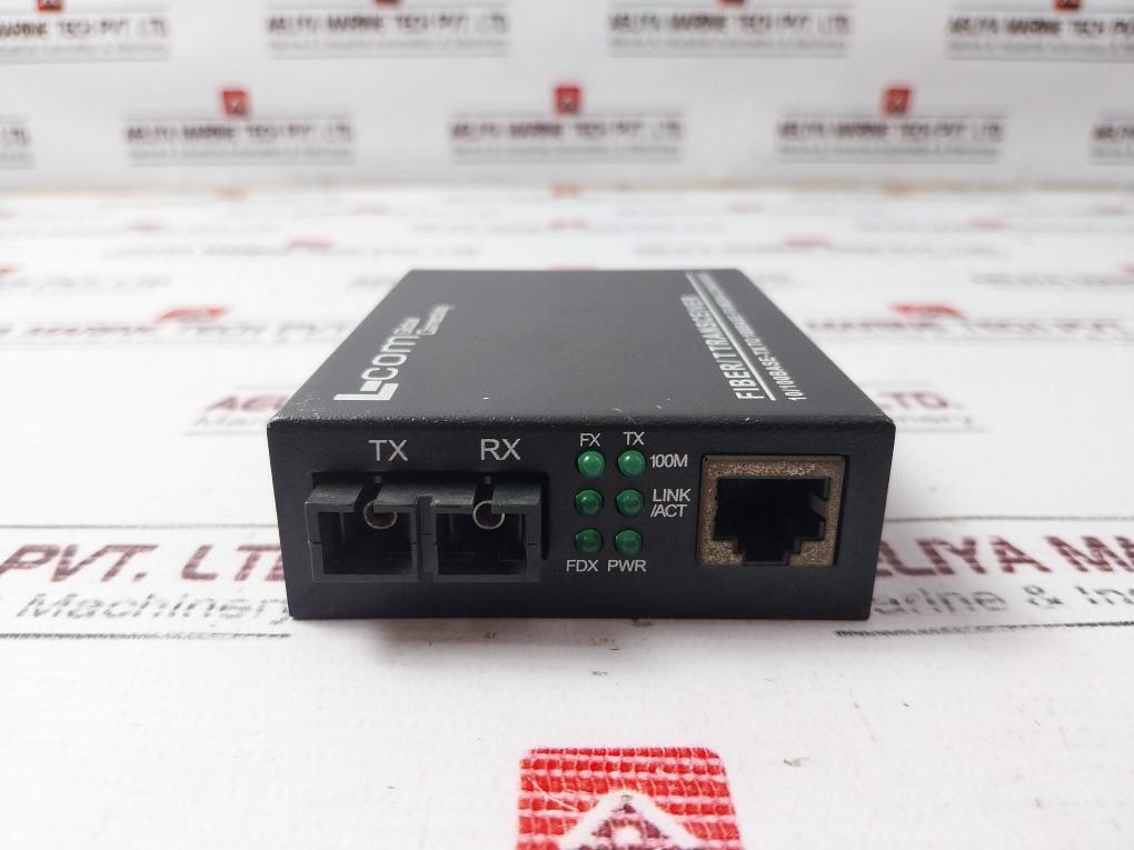 L-Com 10/100 Base-Tx to 100 Base-Fx Media Converter