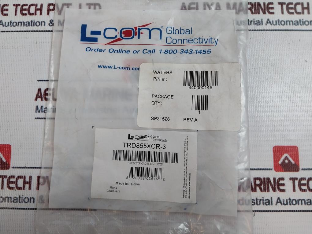 L-com Global Connectivity Trd855Xcr-3 Crossover Patch Cable