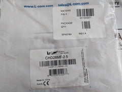 L-com/ Waters 441000871/Chd26Mf-2.5 D-type Molded External Cable Rev: A