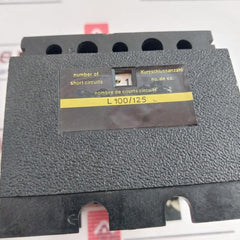 Unelec L 100/124 MCCB Moulded Case Circuit Breaker Part