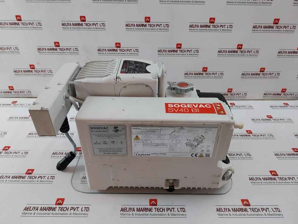 LEYBOLD SV 40/65 BIFC Vacuum Pump V1.40 1000 MBAR 200-240V 50/60 Hz