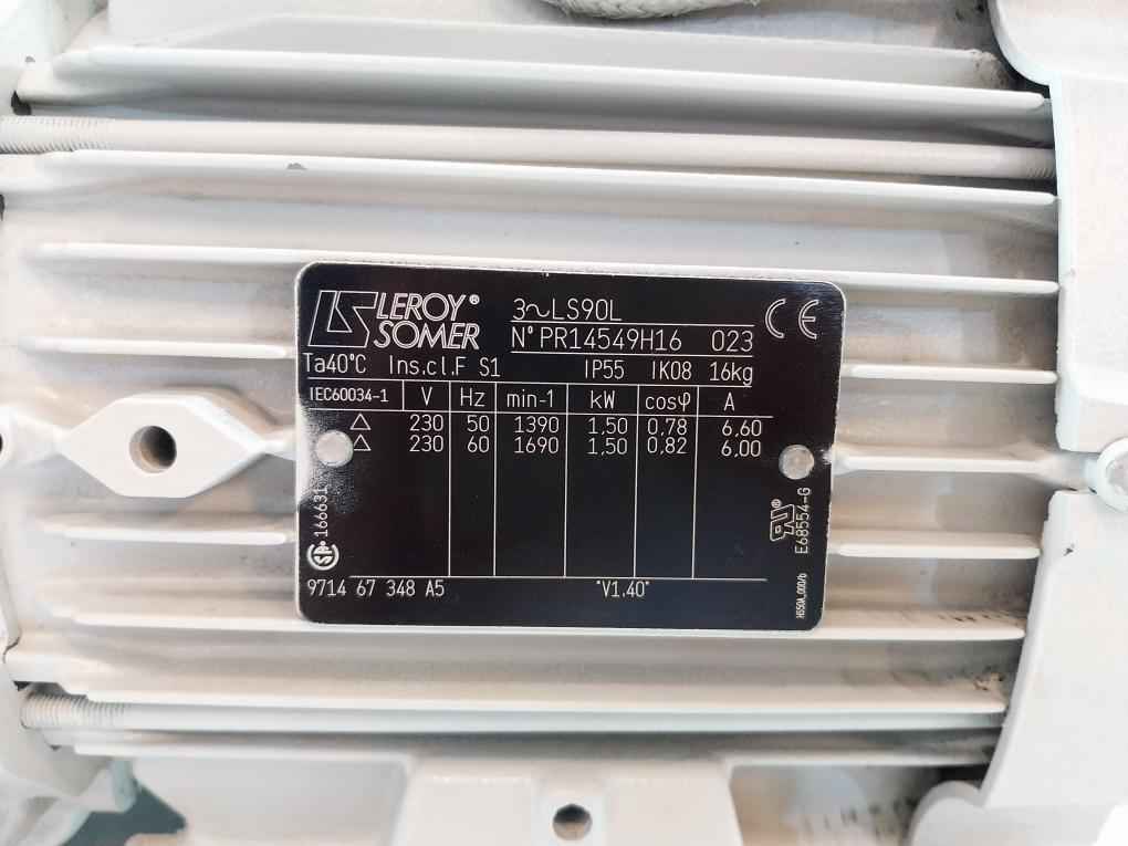 LEYBOLD SV 40/65 BIFC Vacuum Pump V1.40 1000 MBAR 200-240V 50/60 Hz