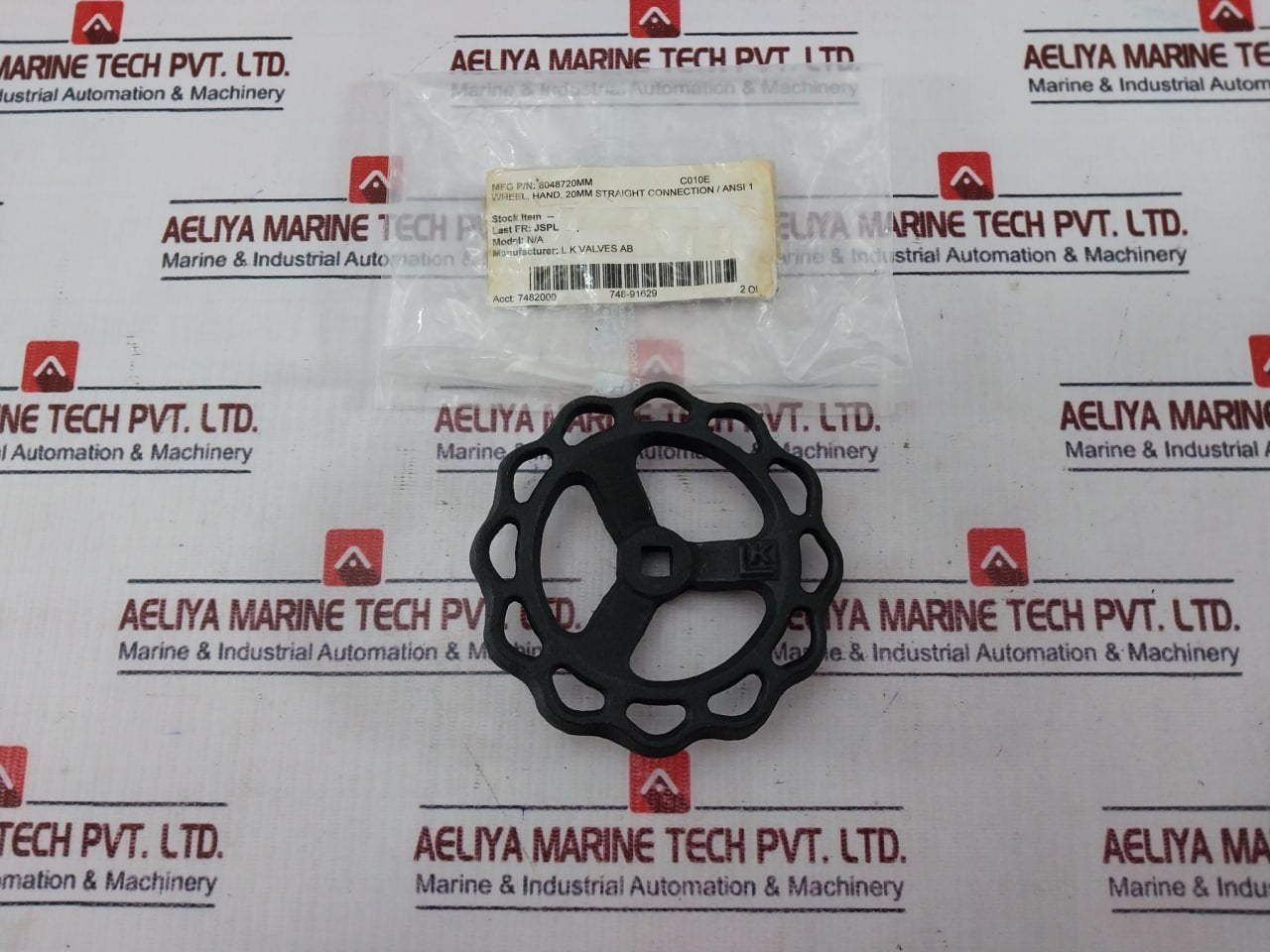 L K Valve 8048720Mm Hand Wheel Straight Connection/Ansi 1