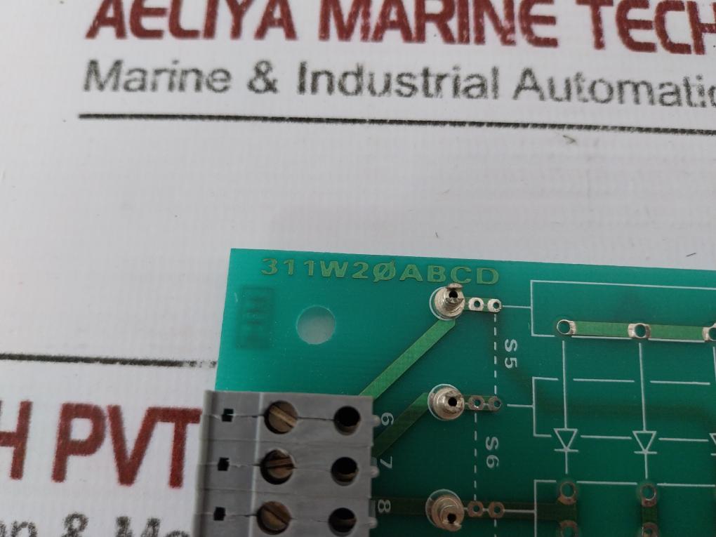 Larsen & Toubro 311w10abcd Printed Circuit Board 311w20abcd Ee90511 A