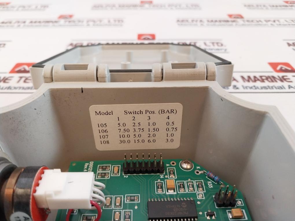 L&T Atmos 0001215 Adjustable Differential Pressure Transmitter Sensor Rev: 4